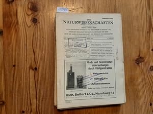 Immagine del venditore per Die Naturwissenschaften. Konvolut. 33 Hefte aus 1929 (33 HEFTE) venduto da Gebrauchtbcherlogistik  H.J. Lauterbach