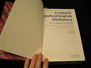 Bild des Verkufers fr Compact Oxford English Dictionary of Current English zum Verkauf von Yare Books