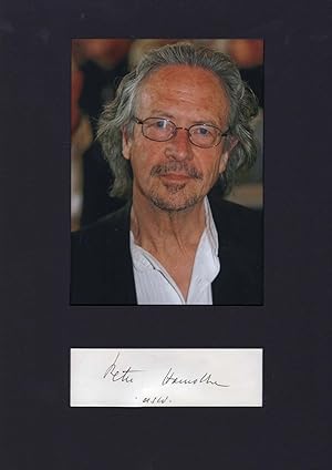 Peter Handke Handke Autograph | signed cards / album pages