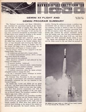 Original-Autogramm des Astronauten in : NASA, Manned Space Center, Fact-Sheet 291-1, December 196...