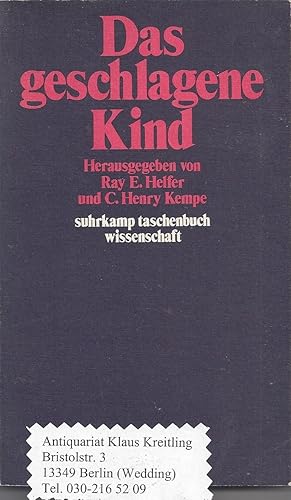 Imagen del vendedor de Das geschlagene Kind. Mit einer Einleitung von Gisela Zenz. bersetzt von Udo Rennert a la venta por Klaus Kreitling