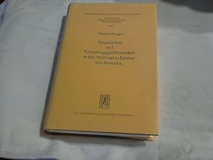 Seller image for Grundrechte und Verfassungsgerichtsbarkeit in den Vereinigten Staaten von Amerika. von / Tbinger rechtswissenschaftliche Abhandlungen ; Bd. 65 for sale by Versandhandel Rosemarie Wassmann