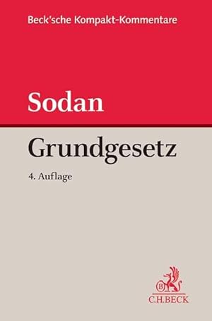 Immagine del venditore per Grundgesetz. herausgegeben von Dr. Helge Sodan (Universittsprofessor an der Freien Universitt Berlin, Prsident des Verfassungsgerichtshofes des Landes Berlin a.D., Direktor des Deutschen Instituts fr Gesundheitsrecht) ; bearbeitet von Dr. Andreas Haratsch (Universittsprofessor an der FernUniversitt in Hag venduto da Antiquariat im Schloss