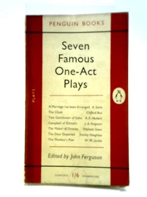 Imagen del vendedor de Seven Famous One-Act Plays a la venta por World of Rare Books