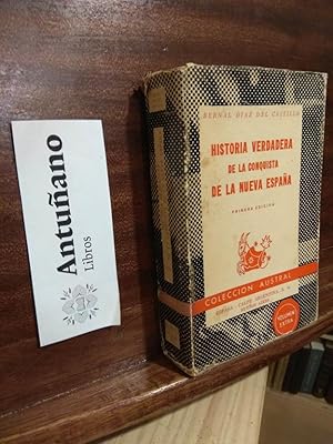 Imagen del vendedor de Historia verdadera de la conquista de la Nueva Espaa a la venta por Libros Antuano