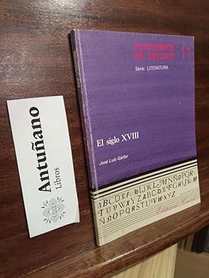 Immagine del venditore per Cuadernos de estudio 11. El siglo XVIII venduto da Libros Antuano