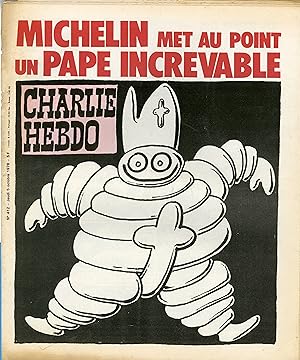 "CHARLIE HEBDO N°412 du 5/10/1978" MICHELIN MET AU POINT UN PAPE INCREVABLE