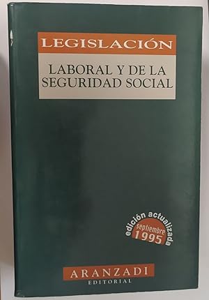 Imagen del vendedor de Legislacin laboral y de la Seguridad Social, 1995 a la venta por La Leona LibreRa