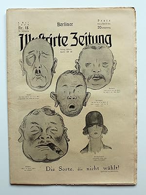 Bild des Verkufers fr Berliner Illustrirte Zeitung 33. Jahrgang 4. Mai 1924 Nummer 18. zum Verkauf von Versandantiquariat Hsl