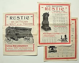 Batteuses "Rustic" Dreschmaschinen Katalog 1931