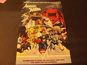 30 Years On The Front Lines with Avengers and X-Men POster 1993 11 x 17