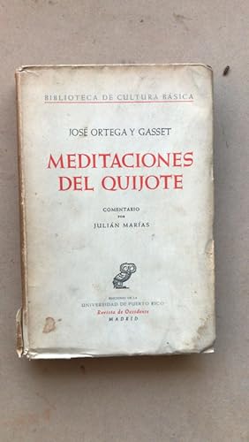 Imagen del vendedor de Meditaciones del quijote a la venta por International Book Hunting