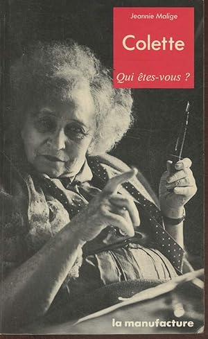 Seller image for Colette qui tes-vous? for sale by Le-Livre