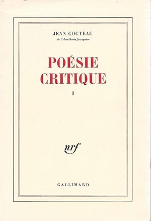 Seller image for Posie critique I & II, Monologues. for sale by Librairie Les Autodidactes - Aichelbaum