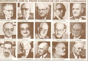 Bild des Verkufers fr POSTAL PV05571: Guardonats amb el Premi dHonor de les Lletres Catalanes des de 1969 a 1983 zum Verkauf von EL BOLETIN