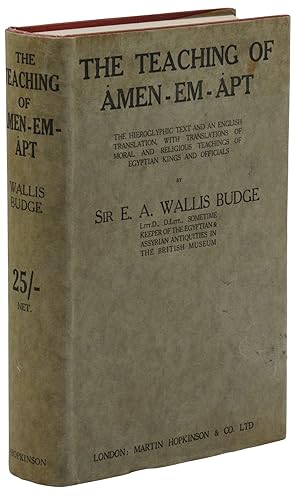 Image du vendeur pour The Teaching of Amen-Em-Apt mis en vente par Burnside Rare Books, ABAA