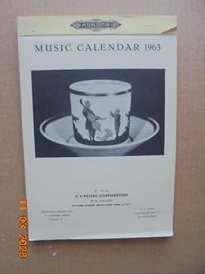 Imagen del vendedor de Peters Edition Music Calendar 1963 a la venta por Les Livres des Limbes