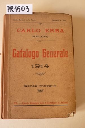 Catalogo generale 1914