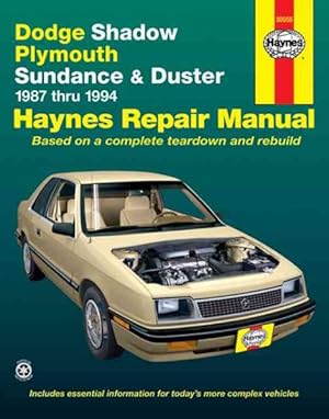 Seller image for Haynes Dodge Shadow, 1987-1994 for sale by GreatBookPrices