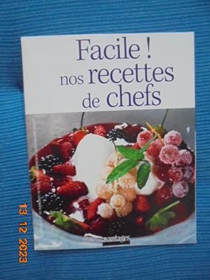 Seller image for Facile nos recettes de chefs for sale by Les Livres des Limbes