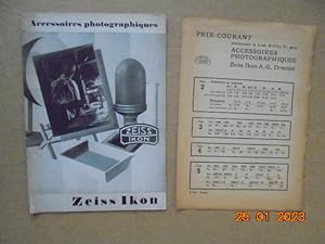 Image du vendeur pour Zeiss Ikon : Accessoires photographiques mis en vente par Les Livres des Limbes