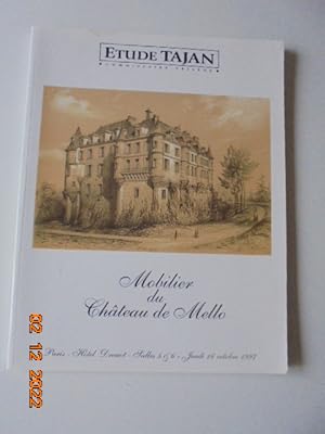 Catalogue de vente aux enchères Etude Tajan : Mobilier du Chateau de Mello - Paris - Hotel Drouot...