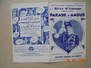 Seller image for reve d'amour (dream lover de parade d'amour) [partition] for sale by Les Livres des Limbes