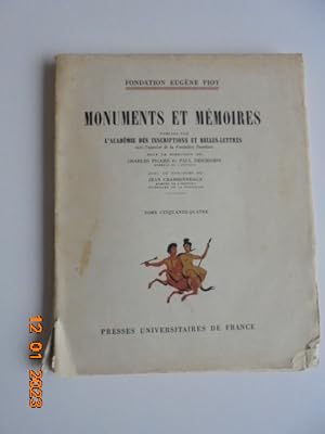 Fondation Eugène Piot. MONUMENTS ET MÉMOIRES Publiés par l Académie des Inscriptions et Belles-Le...