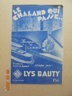 Seller image for Le Chaland qui passe [partition] chanson valse for sale by Les Livres des Limbes