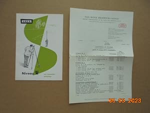 Image du vendeur pour Zeiss Niveau Ni 2 avec horizontalite automatique mis en vente par Les Livres des Limbes