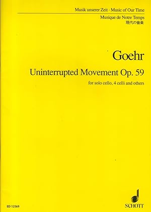 Uninterrupted Movement Op.59 for Solo Cello, Cellos & Others - Study Score