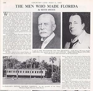 Henry Flagler (1830-1913) and Addison Mizner (1872-1933): The Tycoon and Architect Who Made Flori...