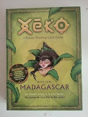 Xeko - 2 Player Trading Card Game - Mission Madagascar - Starter Set - plus 2 unopened packs of c...