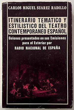 Seller image for Itinerario temtico y estilstico del teatro contemporneo espaol: Guiones presentados en sus emisiones para el exterior por Radio Nacional de Espaa 1975-1976 for sale by Il Tuffatore