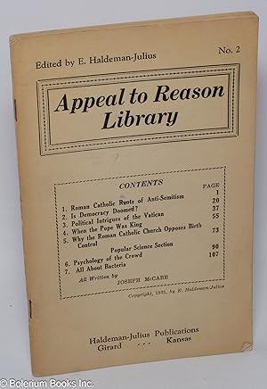 Appeal to Reason library no. 2 Edited by E. Haldeman-Julius