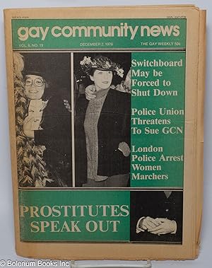 Image du vendeur pour GCN: Gay Community News; the gay weekly; vol. 6, #19, Dec. 2, 1978: Prostitutes Speak Out mis en vente par Bolerium Books Inc.