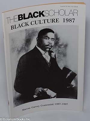Image du vendeur pour The Black Scholar: Volume 18, Numbers 4 & 5 (July/Aug.-Sept./Oct. 1987). Black Culture 1987 mis en vente par Bolerium Books Inc.