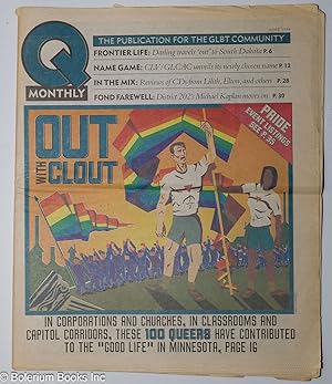 Seller image for Q Monthly: the publication for the GLBT community; vol. 5, #6, June 1998: Out With Clout for sale by Bolerium Books Inc.