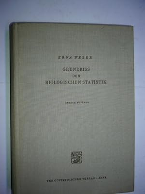 Bild des Verkufers fr Grundriss der biologischen Statistik. zum Verkauf von Antiquariat im Kaiserviertel | Wimbauer Buchversand