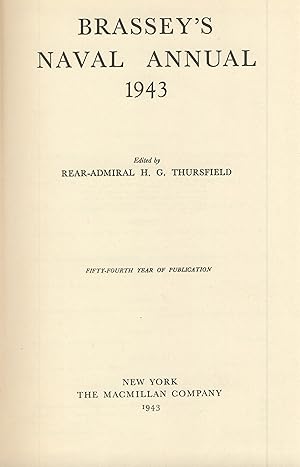 Brassey's Naval annual, 1943