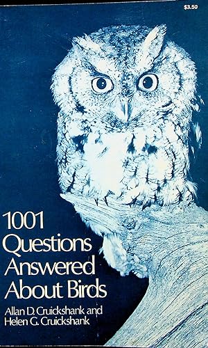 Imagen del vendedor de 1001 Questions Answered About Birds a la venta por Adventures Underground