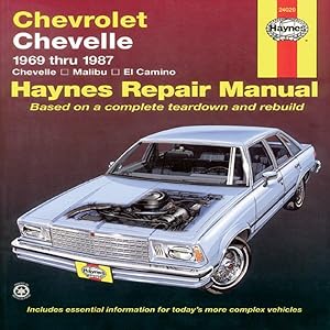 Imagen del vendedor de Chevrolet Chevelle, Malibu and El Camino 1969 Thru 1987 a la venta por GreatBookPrices