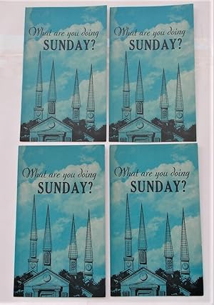 Immagine del venditore per What are you doing SUNDAY? (Lot of 4 Christian Tracts - American Tract Society) venduto da Bloomsbury Books