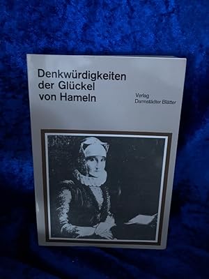 Bild des Verkufers fr Denkwrdigkeiten der Glckel von Hameln zum Verkauf von Antiquariat Jochen Mohr -Books and Mohr-