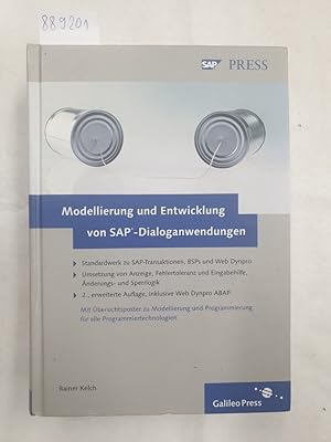 Bild des Verkufers fr Modellierung und Entwicklung von SAP-Dialoganwendungen : [Standardwerk zu SAP-Transaktionen, BSPs und Web Dynpro ; Umsetzung von Anzeige, Fehlertoleranz und Eingabehilfe, nderungs- und Sperrlogik] : zum Verkauf von Versand-Antiquariat Konrad von Agris e.K.