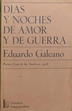 Seller image for Das y noches de amor y de guerra for sale by Librera Alonso Quijano