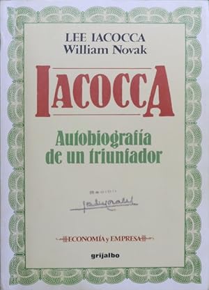 Immagine del venditore per Iacocca autobiografa de un triunfador venduto da Librera Alonso Quijano