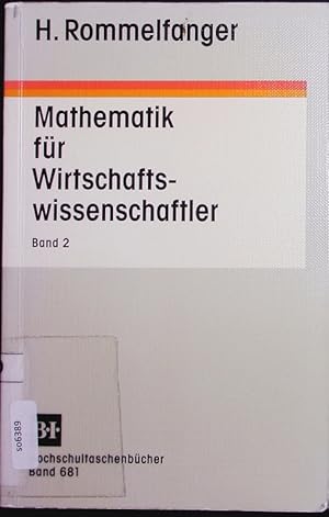 Seller image for Mathematik fr Wirtschaftswissenschaftler. for sale by Antiquariat Bookfarm