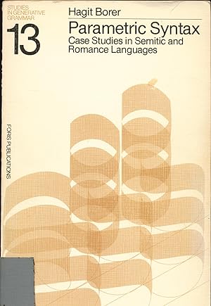 Bild des Verkufers fr Parametric Syntax Case Studies in Semitic and Romance Languages zum Verkauf von avelibro OHG