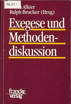 Seller image for Exegese und Methodendiskussion for sale by avelibro OHG